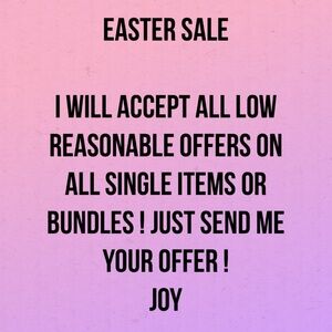 Easter Sale Announcement